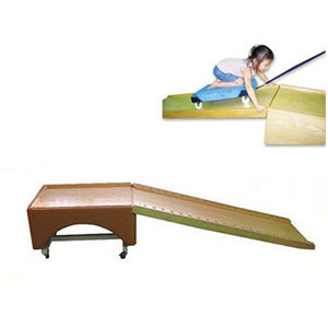Upholstered lifting slide