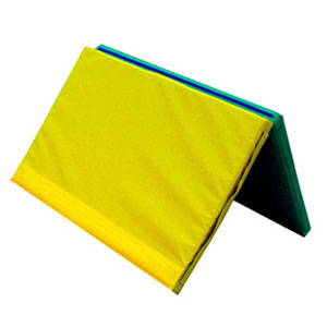 Two-color floor mat