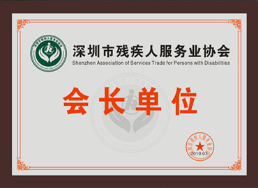 深圳市残疾人服务业协会-会长单位