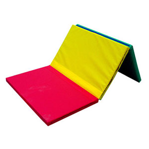 三折彩色地垫