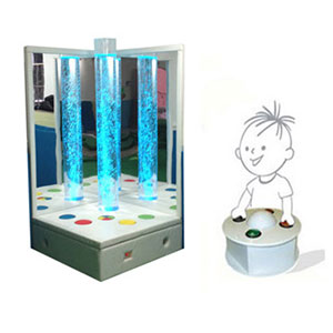 四色互动水柱组合-电子多感官系列-深圳市童欢笑游戏设备有限公司